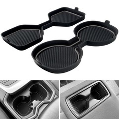 REMOCH 3D Cup Holder Inserts for Toyota RAV4 Accessories 2025 2019-2025, Gray