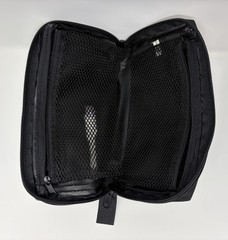 Vintage Drugstore.com Promotional Travel Pouch w/ Mesh Pockets Black