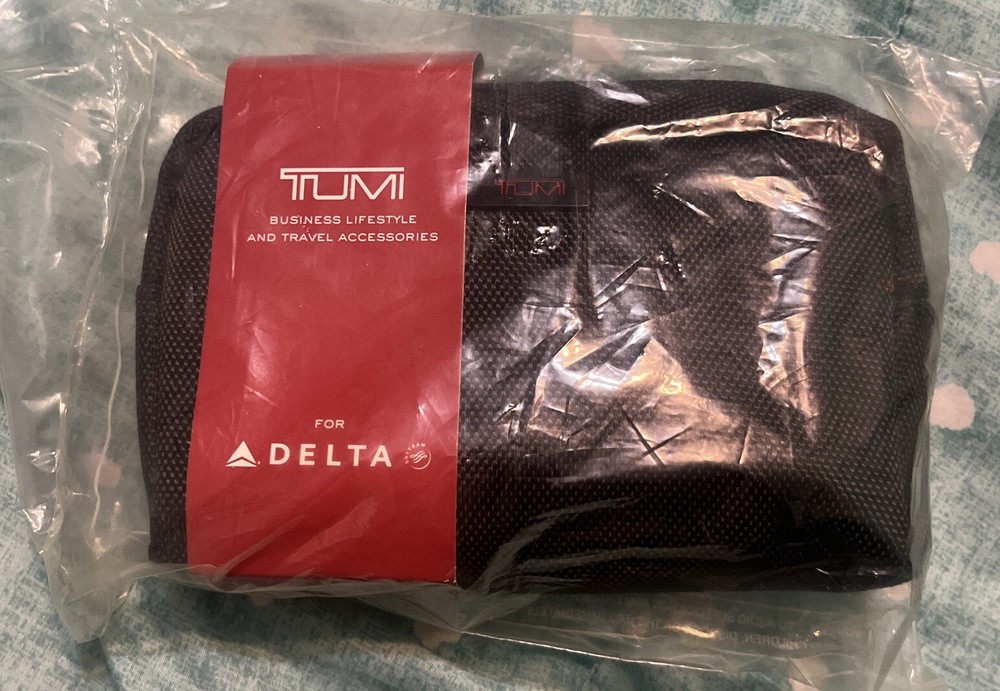 Delta One Airlines – Tumi Amenity Travel Kit Soft Case Brand New In Package