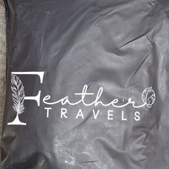 Feather Travels Travel Set with Vacuum Bags, Pump, Storage Bags, USB Cable