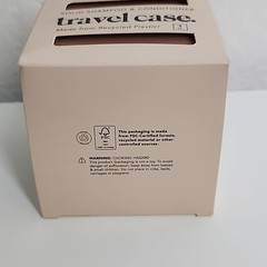 Kitsch Dry Solid Shampoo & Conditioner TSA Approved Plastic Travel Case w/ Band