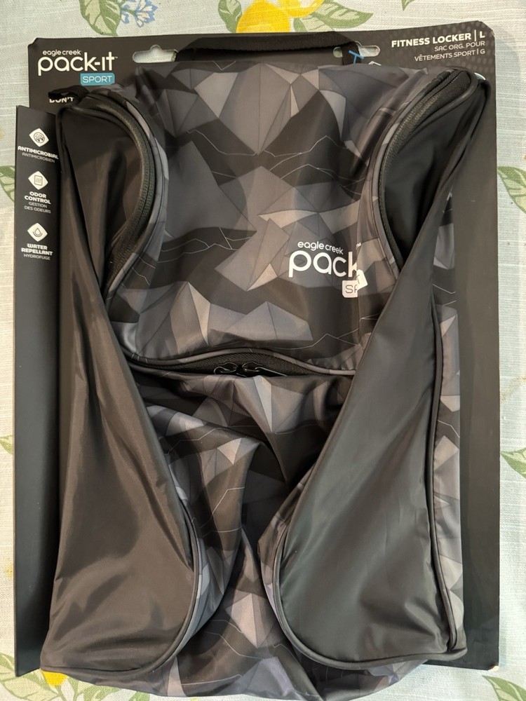 NWT Eagle Creek Pack-It® Fitness Locker Packing Bag Travel Cube Large