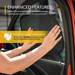 SolarGuard Go Interior Sunshade for Car Windshield – Reflective Car Medium