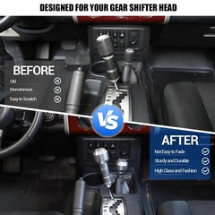 Fit for Toyota FJ Cruiser 2007-2021 Car Gear Shifter Head Replacement, Alumin…