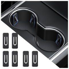 Car Cup Holder Insert with Adhesive,Cup for 1.82×0.65×0.42 inch, 6PCS