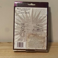 Vintage Samsonite RT-14 Royal Traveller The Travel Iron Folding Dual Voltage ‘91