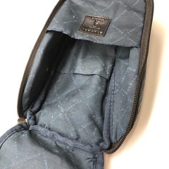 BVLGARI Parfums Emirates Airlines Travel Bag Pouch Toiletries Gray Makeup