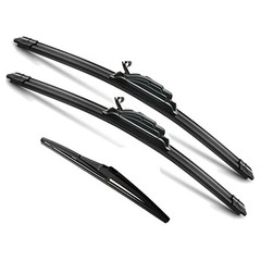 JustCar 3 wipers Replacement for 2007 2008 2009 2010 2011 2012 2013 2014