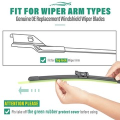24&Prime; 19&Prime; Windshield Wiper Blades Replacement for Honda Civic 2022 2023 2024 20…