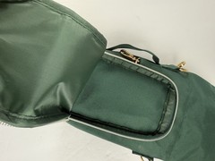 #Samantha Brown To-Go Water Bottle Crossbody Travel Bag- Green With Strap
