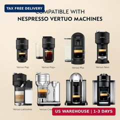 Nespresso Vertuo, Espresso, Bold Variety Pack, 40-Count Espresso Pods | Capsules