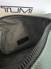 Tumi Dark Opal Green Medium Kit Travel Accessory Zipper Pouch Bag