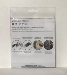 My TagAlongs Touch Smart Metal Keys-2 Pack-Ideal To Keep Germs Away!