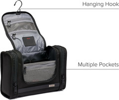 – Alpha Hanging Travel Kit – Toiletries and Cosmetics Organizer – Travel Essenti