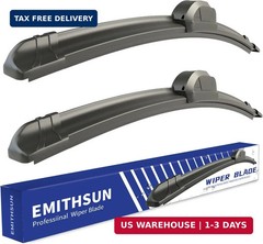 OEM QUALITY 26&Prime; + 22&Prime; Premium All-Seasons Stable And Quiet Windshield Wiper Blad