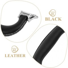 2Pcs Black Comfortable Suitcase Handle Grip Replacement for Luggage and Toolbox