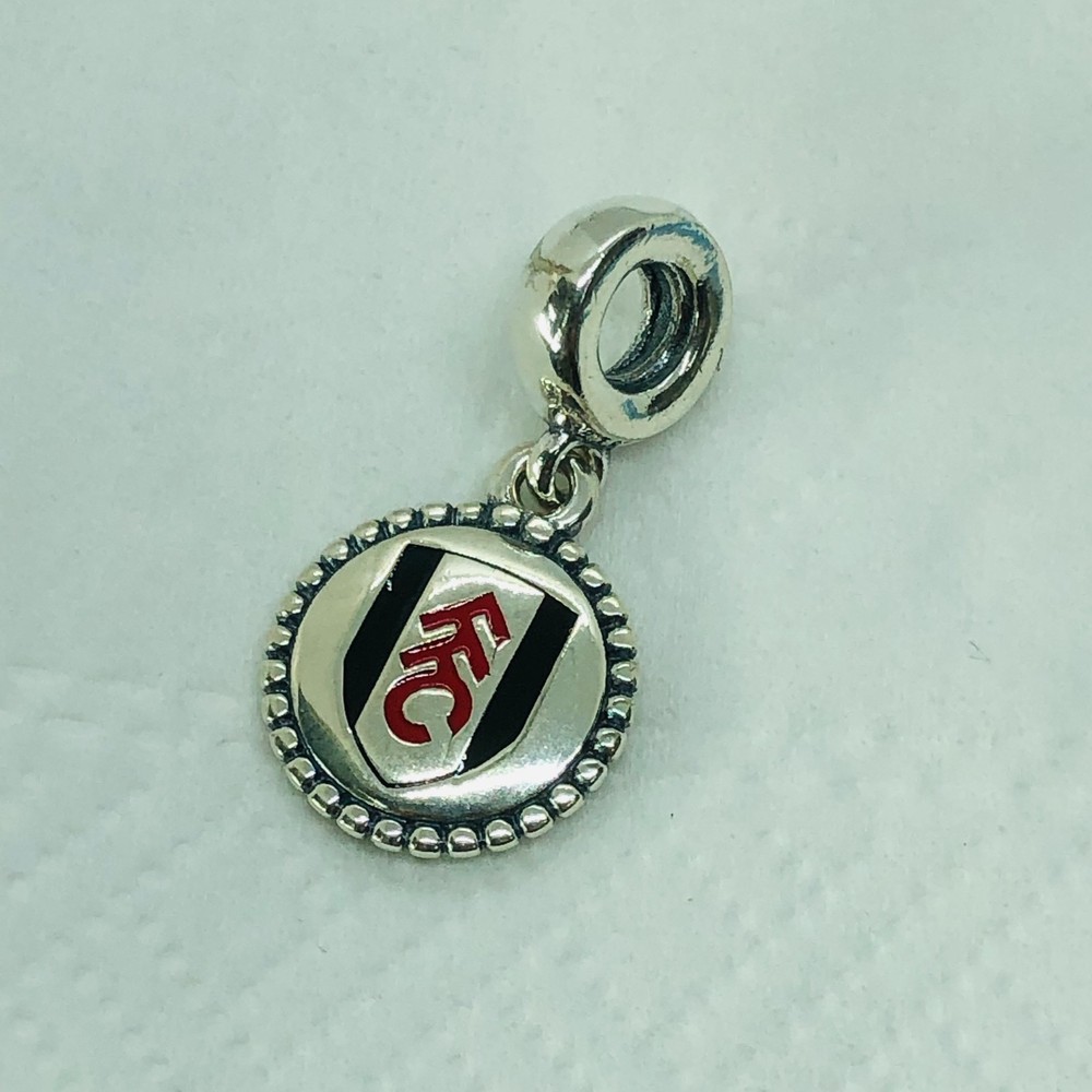 Fulham FC Fan Flag Charm Pendant S925 Sterling Silver
