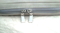 Storage Lab Lg Jewel Zip Travel Case Lt Grey Multi Snap Dwns Zip Compts