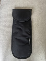 Baggallini Black Curling Iron Flat Iron Hot Tools Heat Resistant Bag