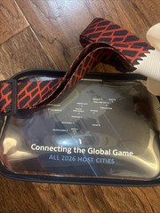 American Airlines USA Soccer FIFA Limited Edition Amenity Kit Clear Fanny Pack