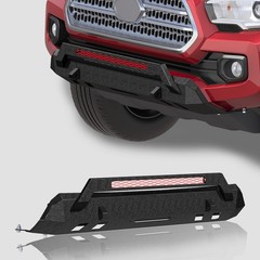 Steel Front Bumper Fit 2016-2023 Toyota Tacoma With Winch Plate D-Ring Mounts