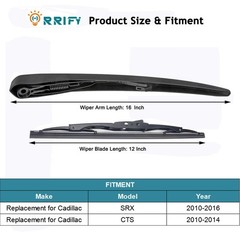 Rear Windshield Wiper Arm Blade 20825881 for Cadillac SRX 2010-2016, for Cadi…