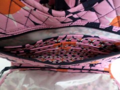 Vera Bradley Loves Me Pink Sunflower Hanging Travel Organizer