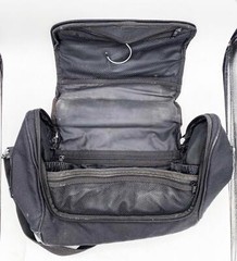 Briggs and Riley Hanging Toiletry Bag Black Crossbody Travel Nylon Organizer