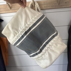Nauti Us Bags Beach Tote with Marine hardware. Inside zipper mobile pocket