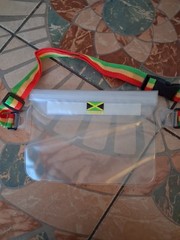 Jamaican PVC Travel Bag with Shoulder Strap for Men/ Women