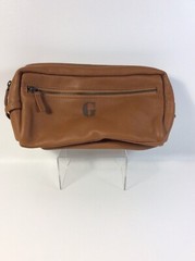 Mark & Graham Unisex Everyday Pebble Leather Travel Pouch Bag NWOT