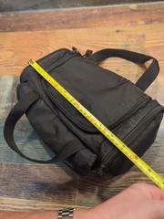 Vintage L.L.Bean Black Men’s Travel Toiletry Organizer Bag Rare 0m621