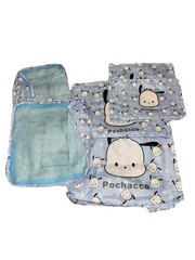 Sanrio Pochacco Travel Organizer Packing Cubes Set 6 Pieces New