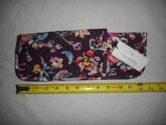 Vera Bradley Curling Flat Iron Cover Travel Case – Floral – NEW