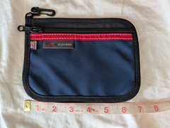 NWOT TOM BIHN Small Organizer Zipper Pouch USA Patriotic Red White Blue 5×7