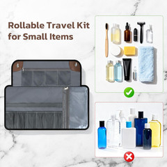 Toiletry Bag for Men, Travel Essentials Travel Toiletry Bag, Water-Resistant Com