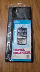 Travel Accessories Black Multipocket Foldable Travel Organizer 26.25 x 10.5