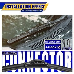 3 wipers Replacement for 2018-2021 GMC Terrain, Windshield Wiper 24&Prime;/18&Prime;/12&Prime;