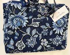 Vera Bradley Hanging Organizer Tropics Tapestry Blue Floral NWT Makeup Travel