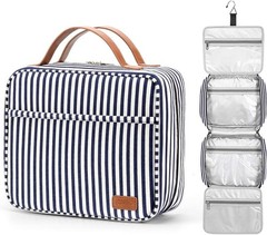 Waterproof Toiletry Organizer with Hook – Perfect for Stylish Women Travelers