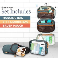Travel Toiletry Bag Set – 3-Piece Organizer Kit