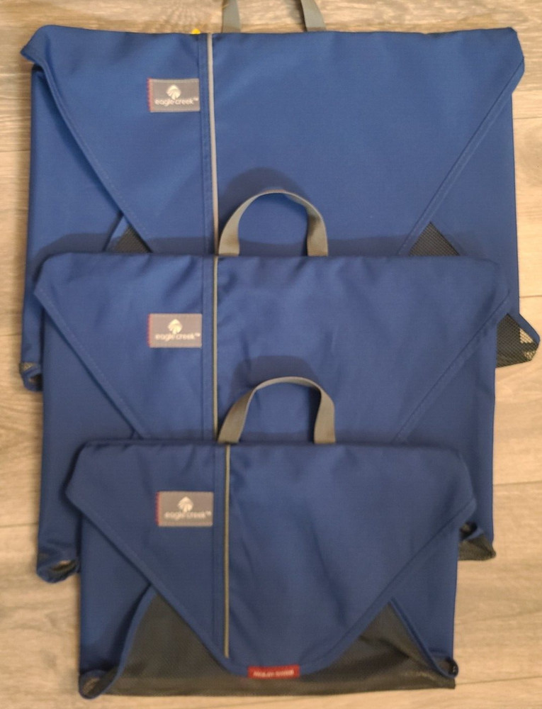 Three Eagle Creek Pack-It Folders in Different Sizes. New Without Tag.
