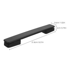 2 Pcs Replacement Suitcase Handle Black Plastic Luggage Handle Grips For Travel