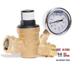 RVAQUA M11-45PSI Adjustable Water Pressure Regulator for RV Camper – Essential