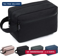 Travel Toiletry Bag for Women and Men, Water-resistant Shaving Bag for Toiletrie