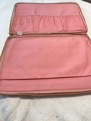 Pink Traveling Case 12&Prime;×16&Prime; Great A Laptop, Artwork, Toiletries & More