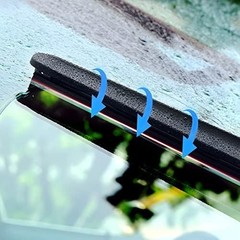 4 Pieces Car Wiper Blade Replacement Strip, 32&Prime; Rubber Frameless Windshield Wipe