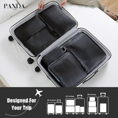 4 Set Compression Packing Cubes Travel – Travel Accessories Expandable Packin…