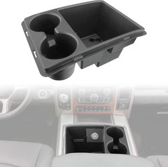 KEWISAUTO Center Console Organizer Tray for RAM 1500 2500 3500 10-15, Black