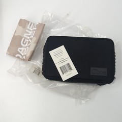 Dagne Dover Arlo Neoprene Tech Organizer Pouch Travel Bag in Black Onyx